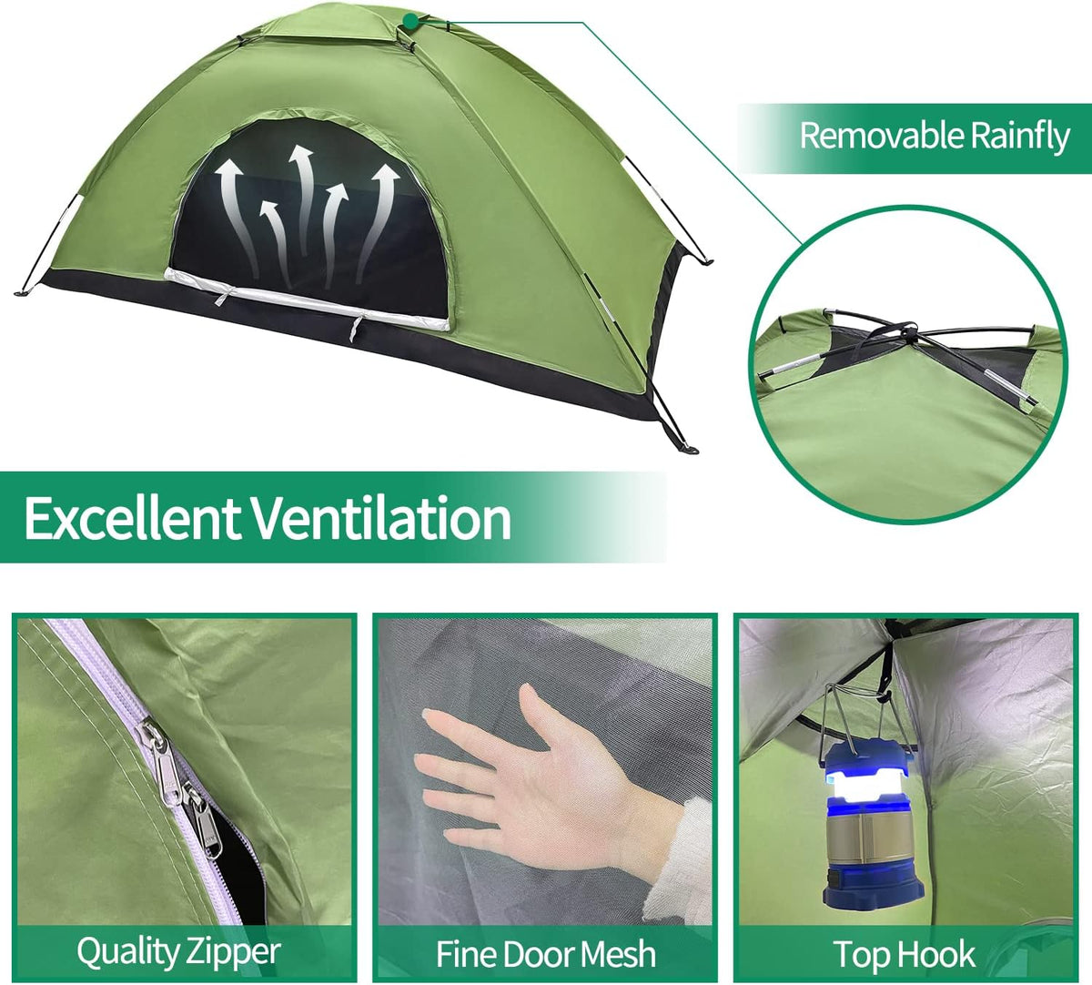 Camo Backpacking Tent