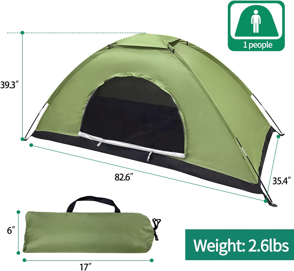 Camo Backpacking Tent