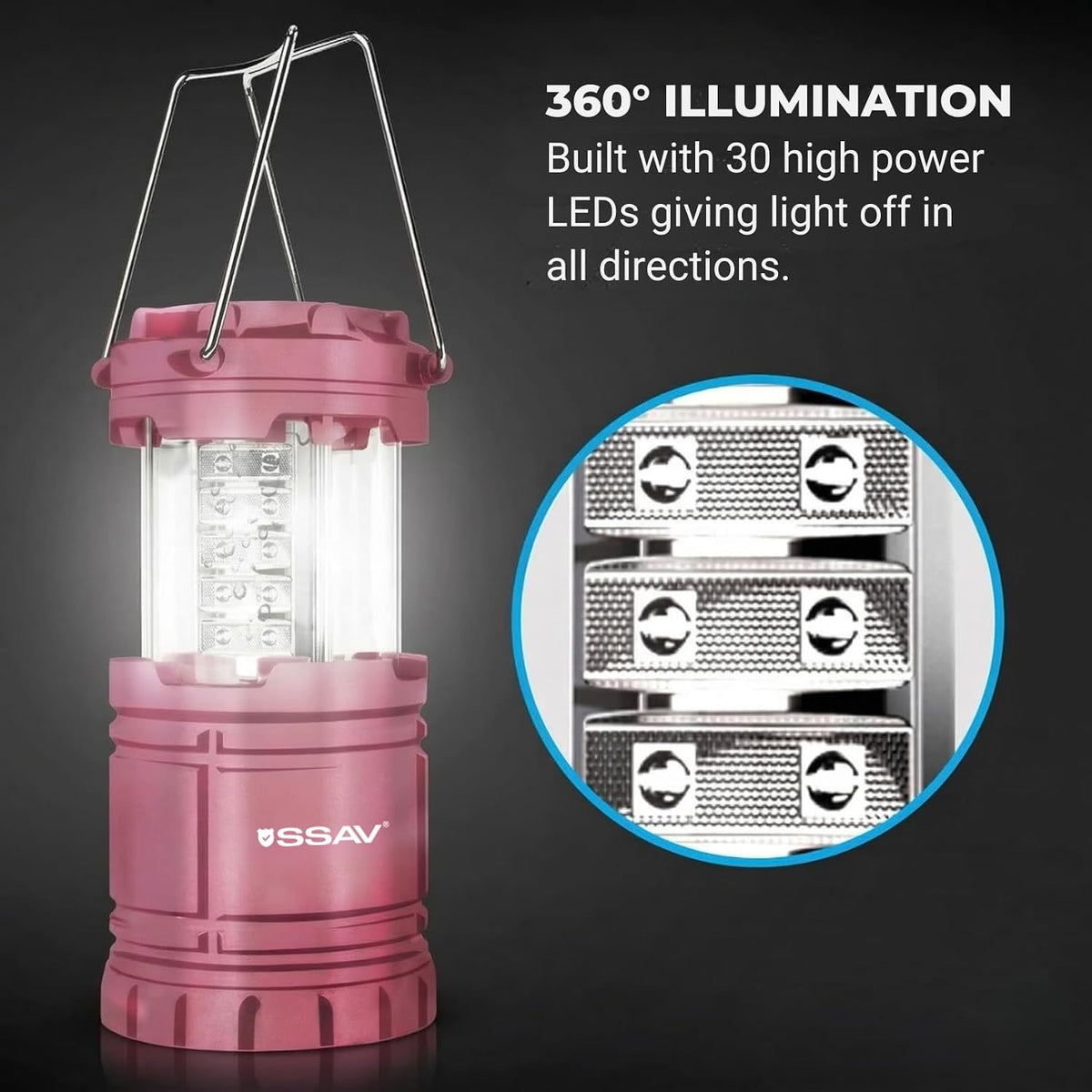 Rechargeable Magnetic Camping Lantern
