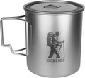 750Ml Titanium Backpacking Pot