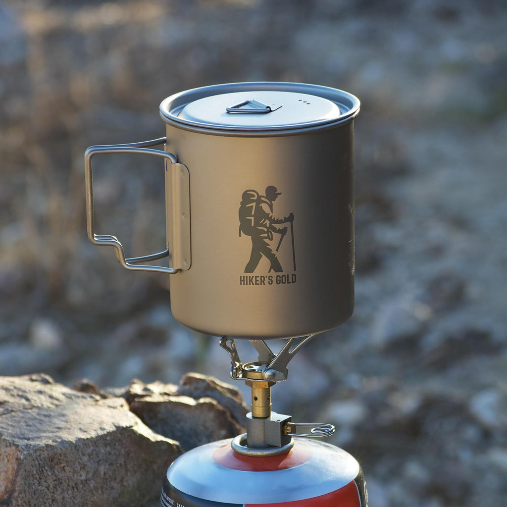 750Ml Titanium Backpacking Pot