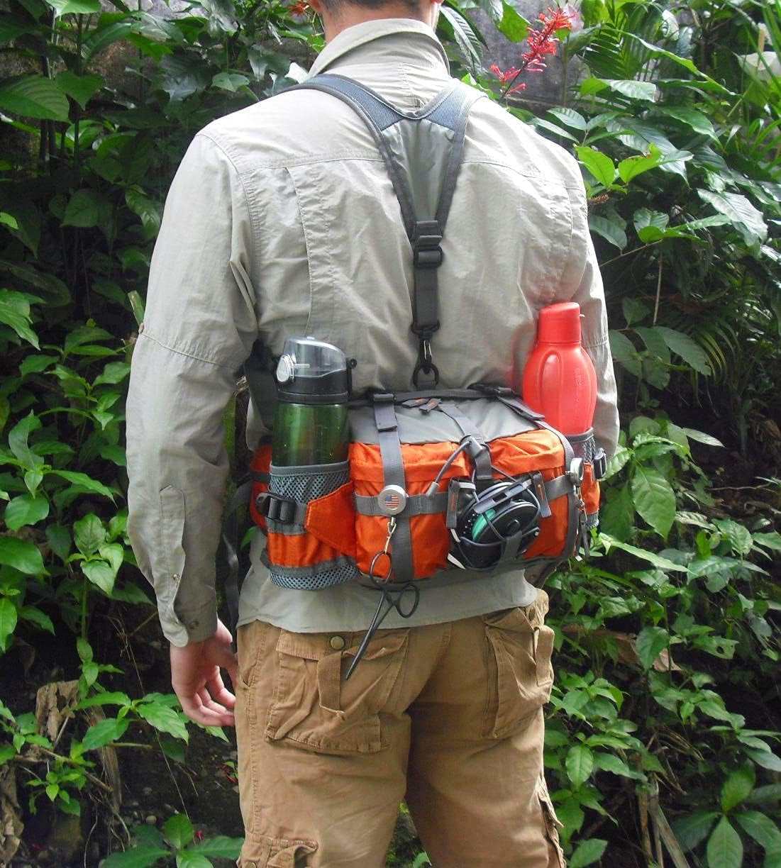 Hiking Waist Pack with Water Bottle Holder