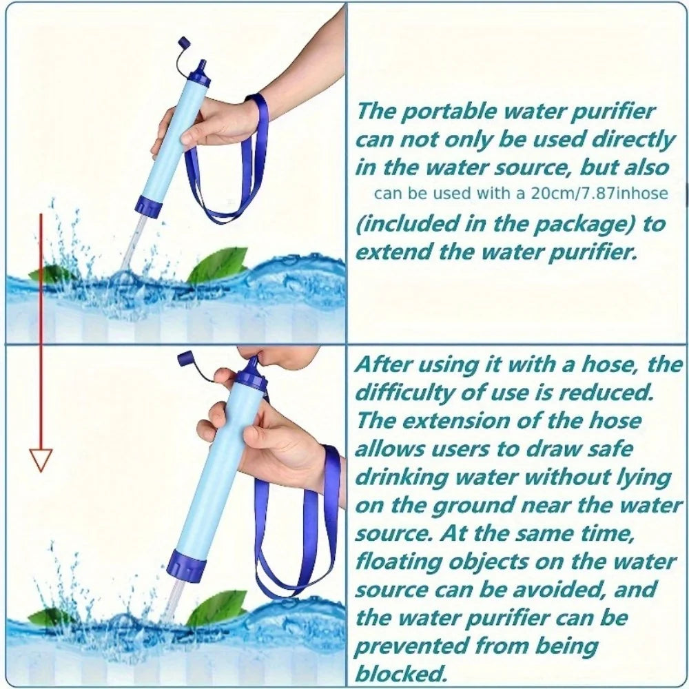 Personal Water Filter for Hiking & Emergencies