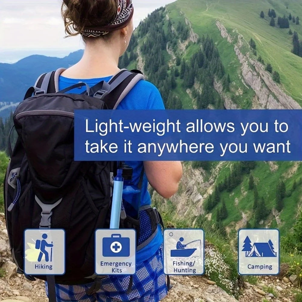 Personal Water Filter for Hiking & Emergencies