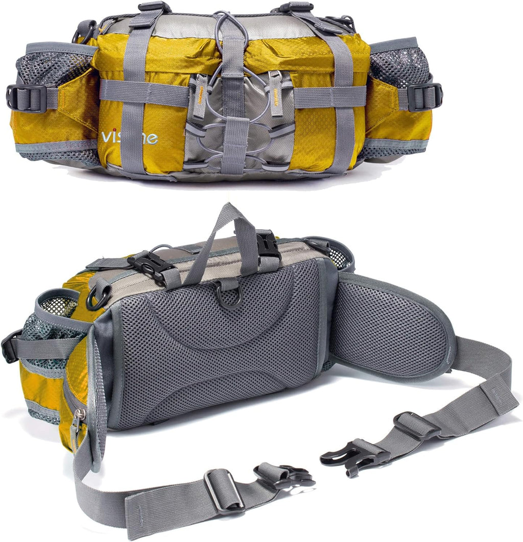 Hiking Waist Pack with Water Bottle Holder
