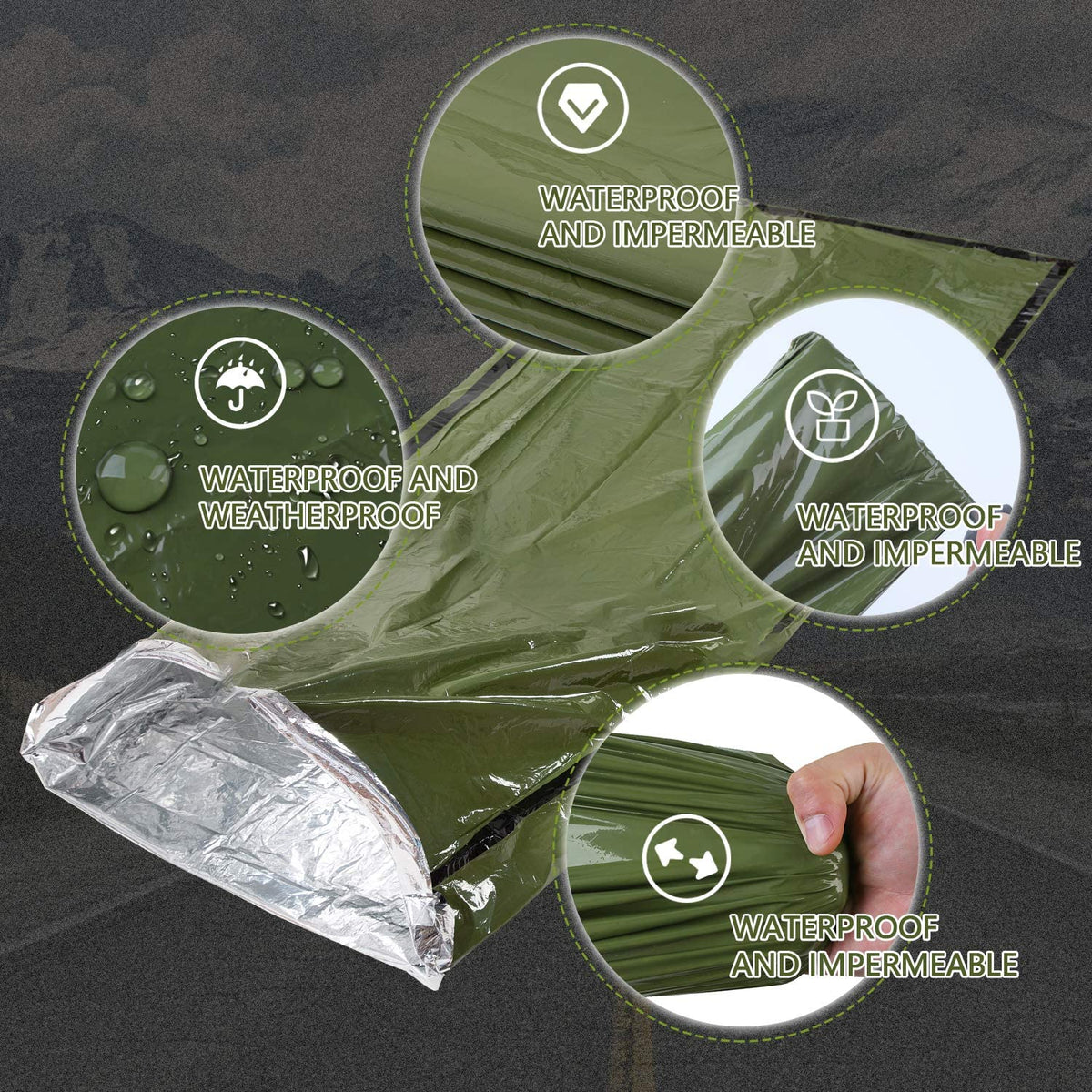 Emergency Thermal Bivy Sleeping Bag