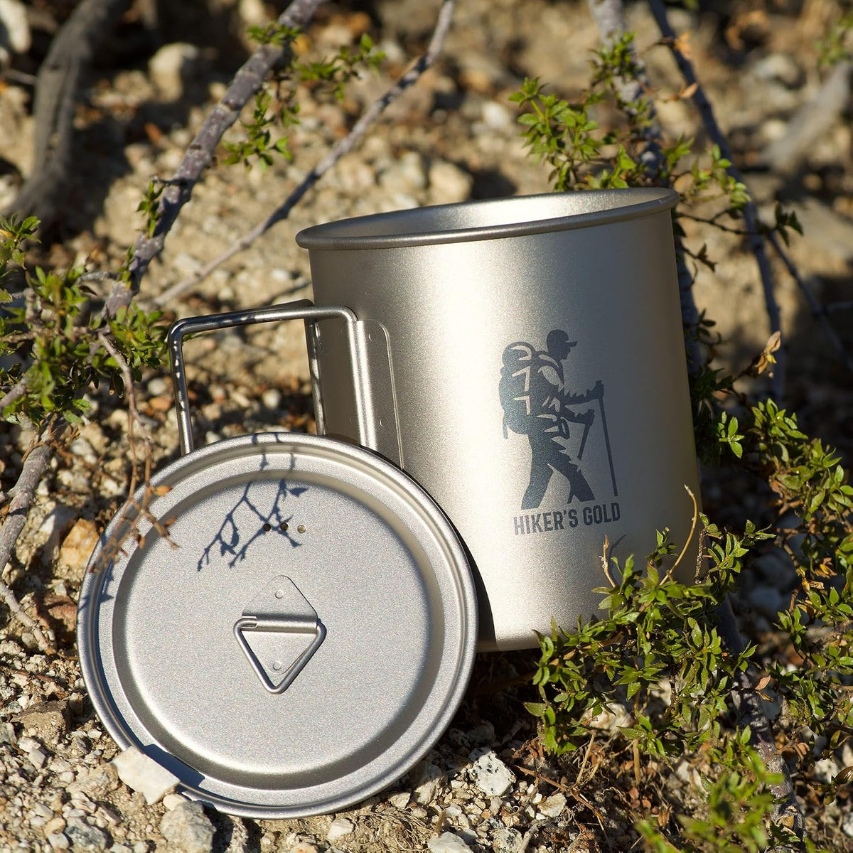 750Ml Titanium Backpacking Pot