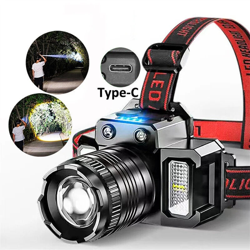 Rechargeable Motion-Sensor LED Headlamp