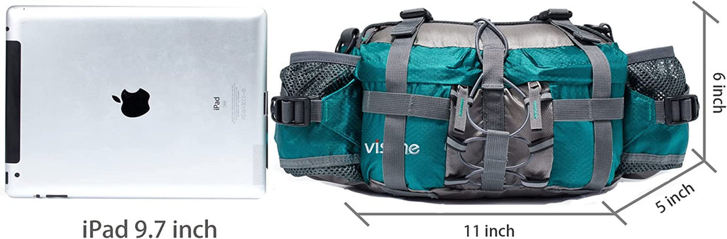 Hiking Waist Pack with Water Bottle Holder