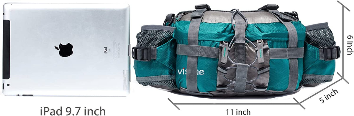 Hiking Waist Pack with Water Bottle Holder