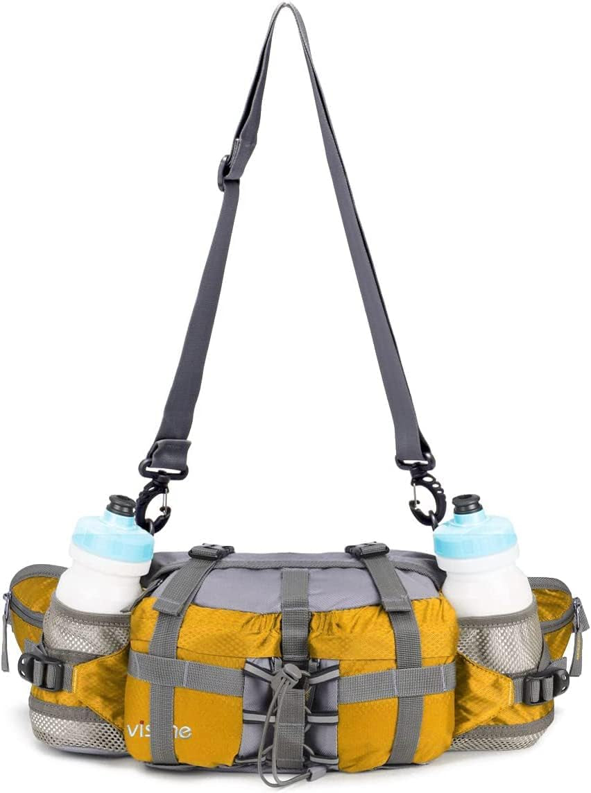 Hiking Waist Pack with Water Bottle Holder