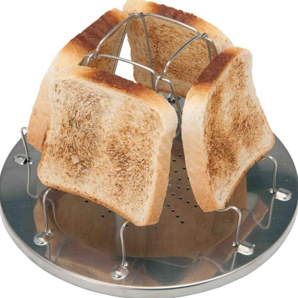 Folding 4-Slice Camp Stove Toaster