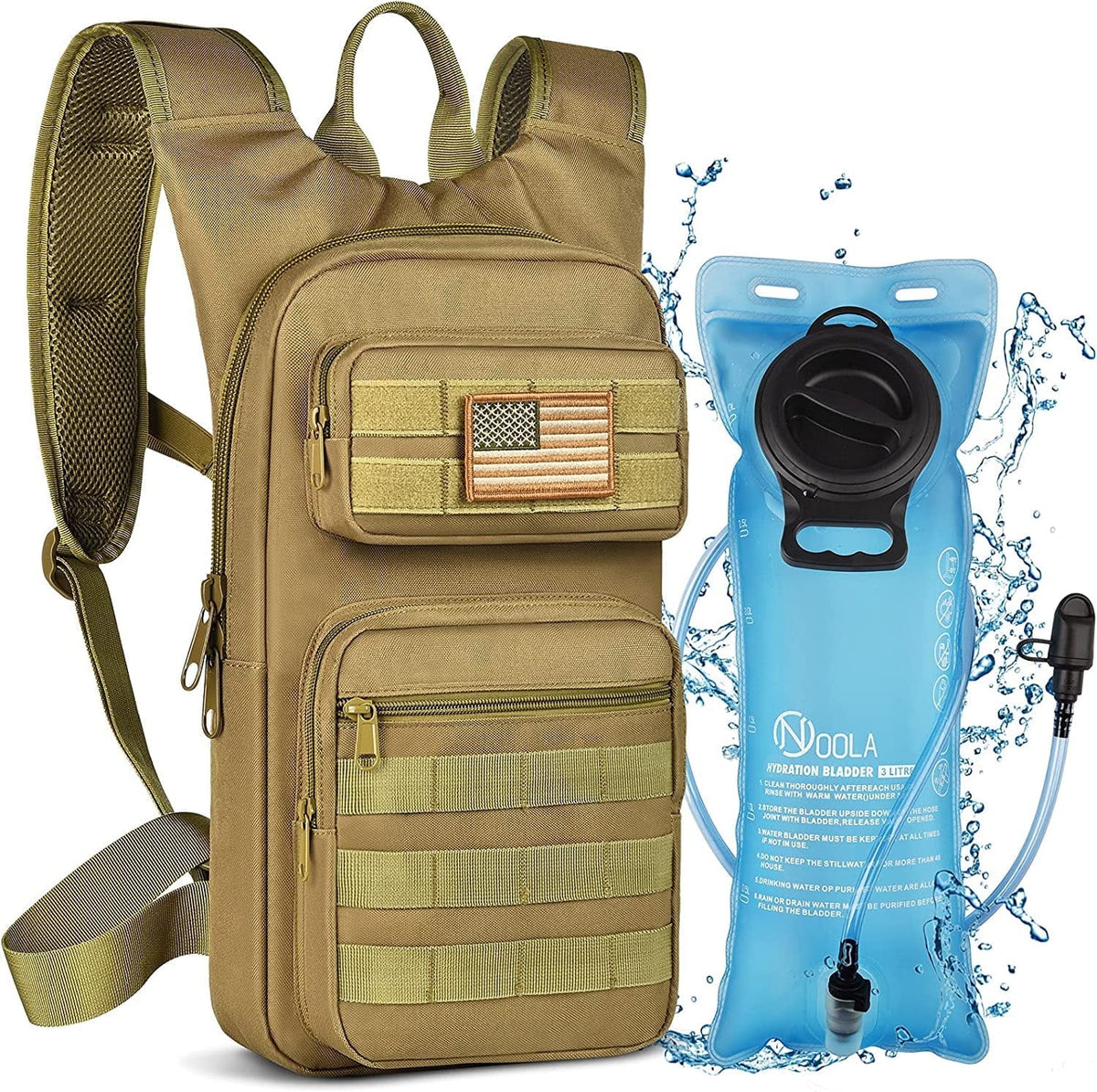 17L Hydration Backpack with 3L Water Bladder