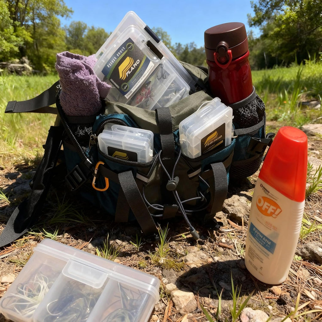 Hiking Waist Pack with Water Bottle Holder