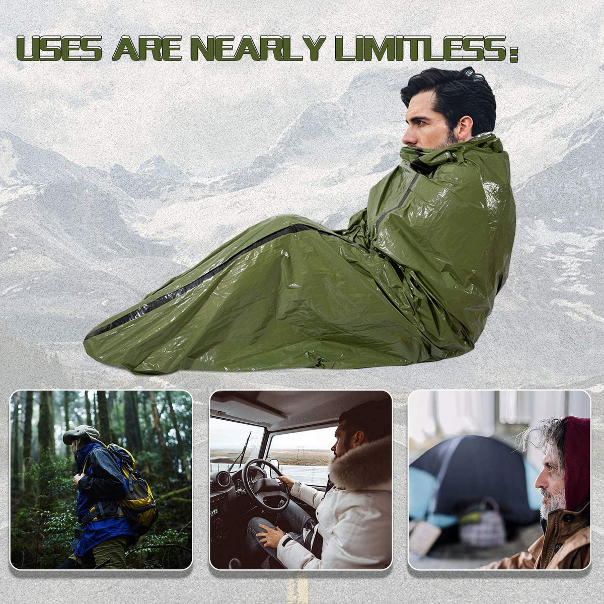 Emergency Thermal Bivy Sleeping Bag