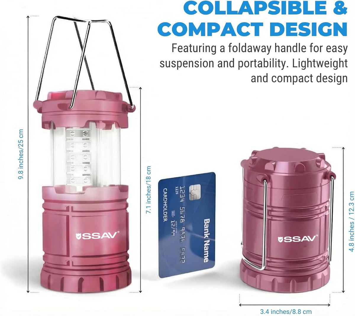 Rechargeable Magnetic Camping Lantern