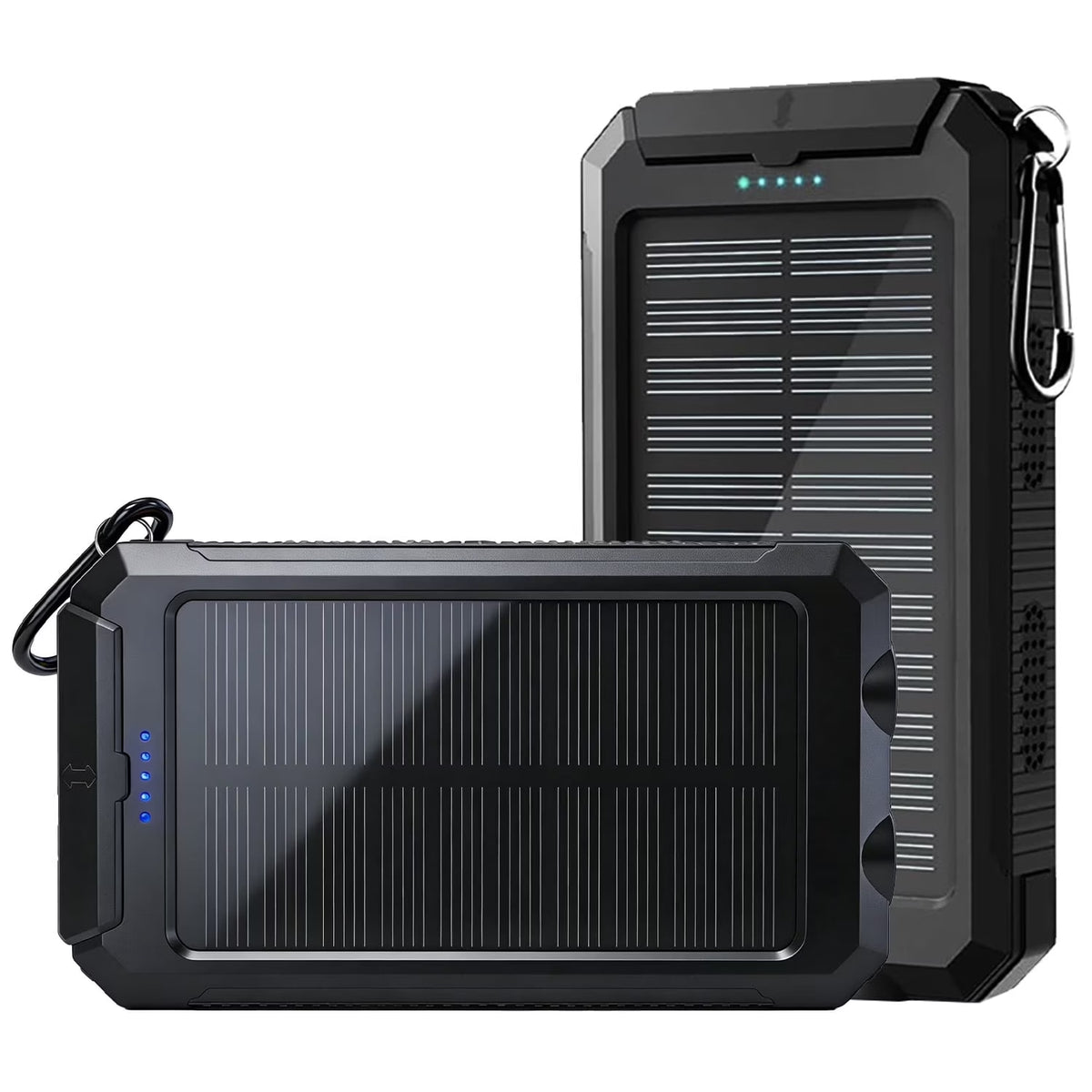 36,800Mah Solar Power Bank with Compass & Flashlight