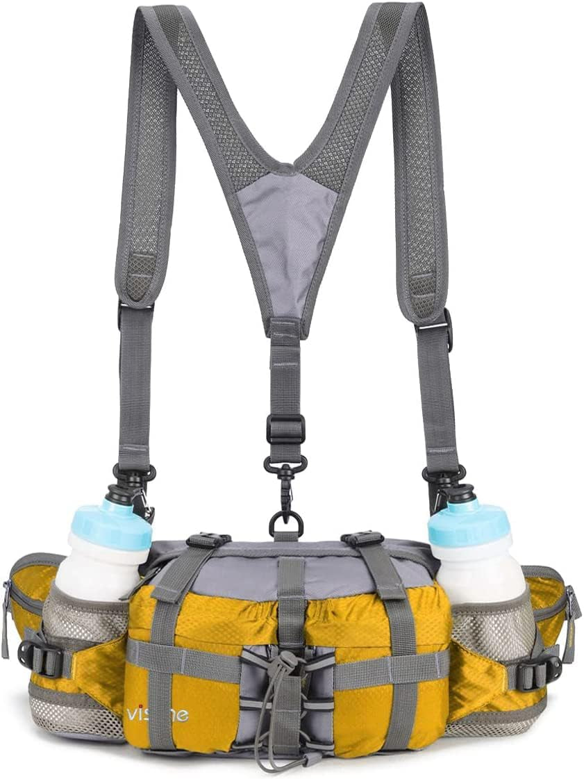 Hiking Waist Pack with Water Bottle Holder