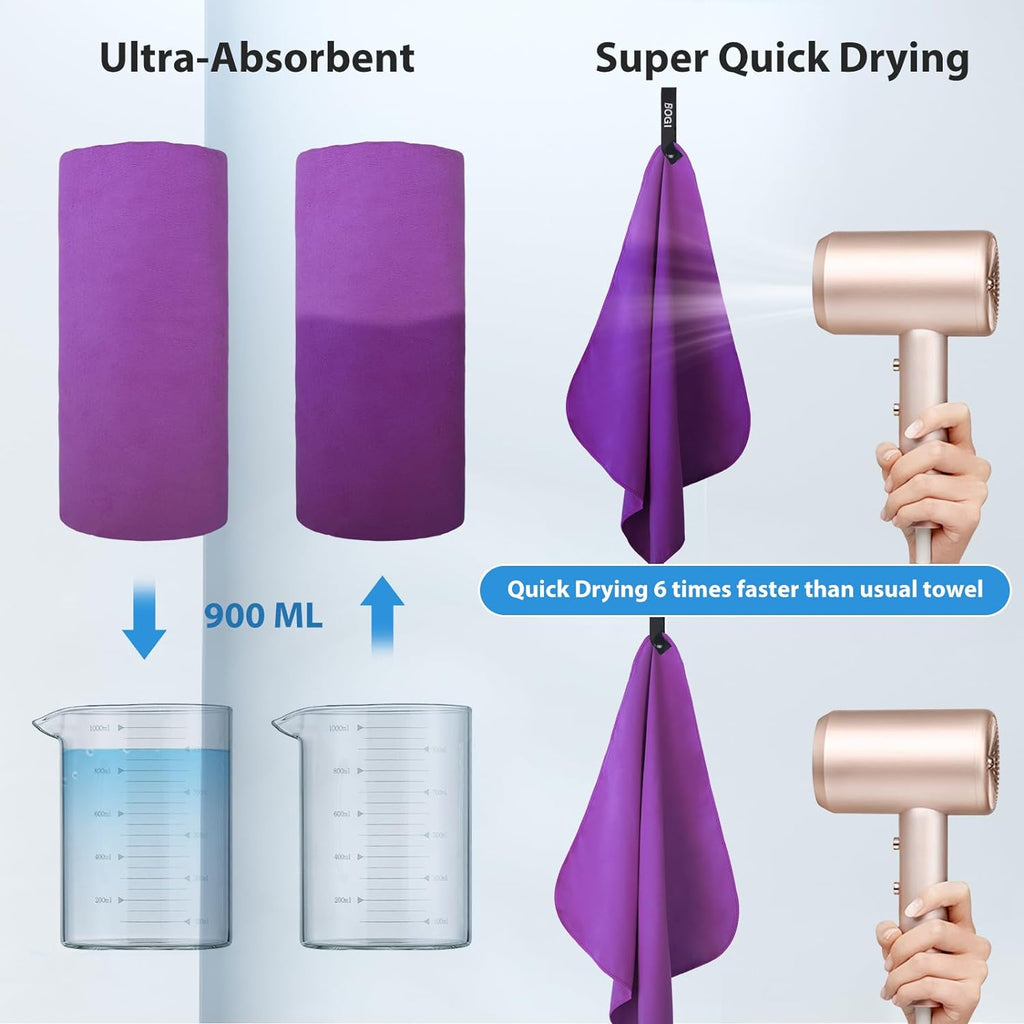 Quick-Dry Microfiber Travel Towel