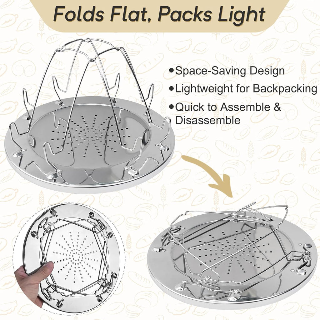 Folding 4-Slice Camp Stove Toaster